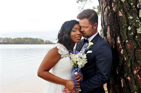 Beautiful Interracial Couple On Their Wedding Day Love Wmbw Bwwm Interracial Wedding