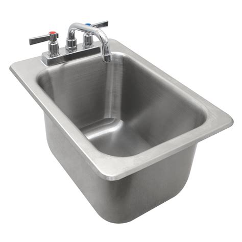 Advance Tabco Dbs 1 One Compartment Stainless Steel Drop In Bar Sink