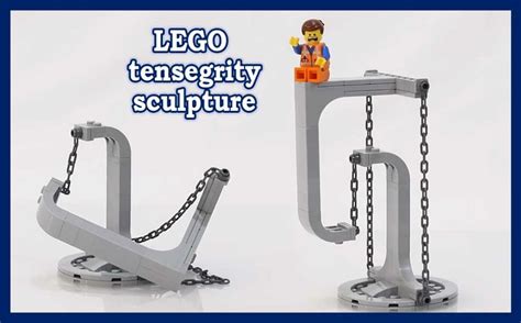 Lego Tensegrity Sculpture Brikkefrueno