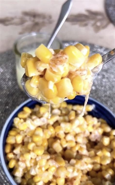 Korean Corn Cheese And Drink Jasmine And Tea