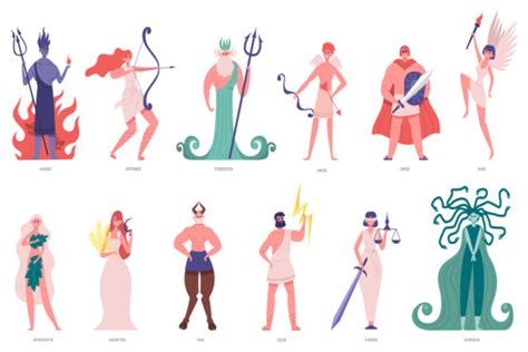 Greek Gods And Goddess Graphic By Winwinartlab · Creative Fabrica