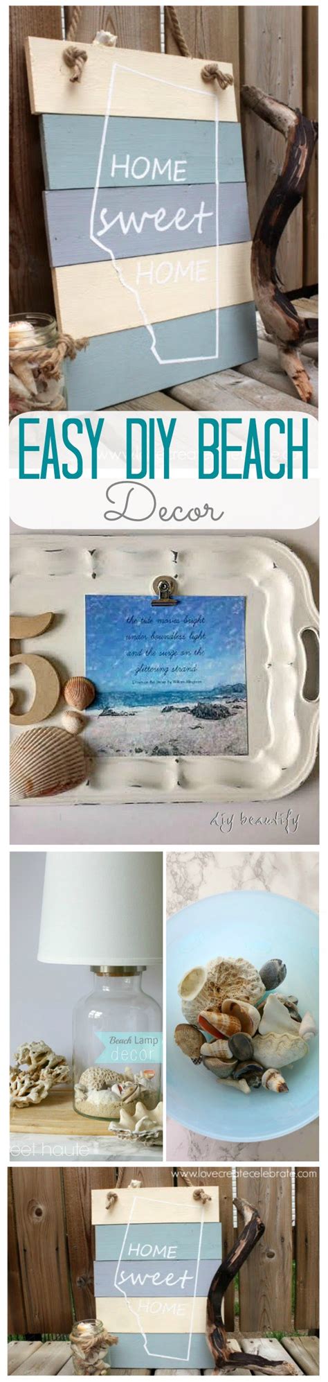 Easy Diy Beach Decor Ideas And Projects For Home Sweet Haute Diy