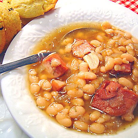 How to make ham and bean soup in pressure cooker? Sue L's Recipe Archive: Crock Pot Ham and Beans