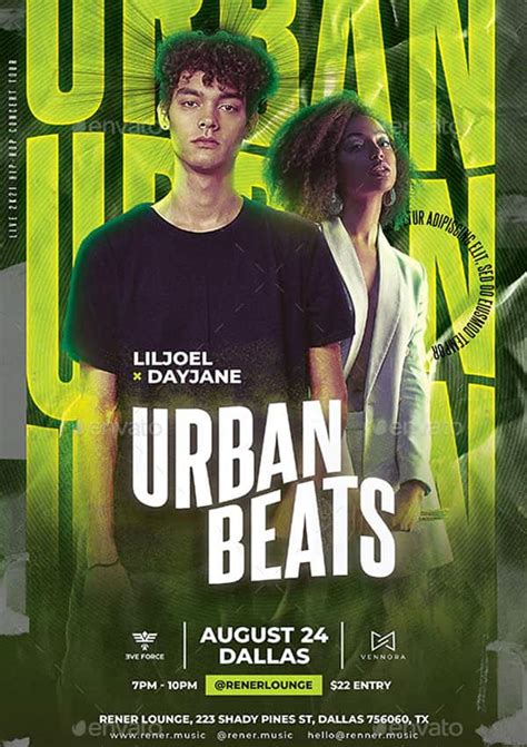 Download The Urban Beats Party Flyer Template Psd Ffflyer