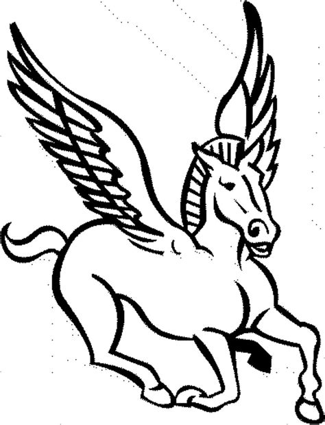 Coloring Pages Of Pegasus Coloring Home