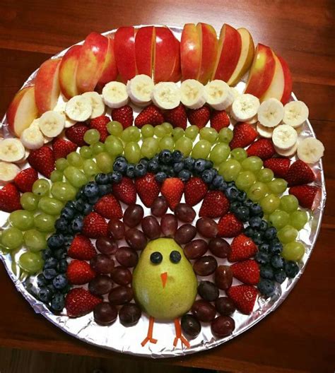 Thanksgiving Fruit Tray How Creative 🦃 Thanksgiving Snacks