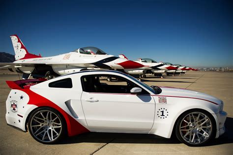 Us Air Force Thunderbirds Edition Ford Mustang Celebrates Aviation