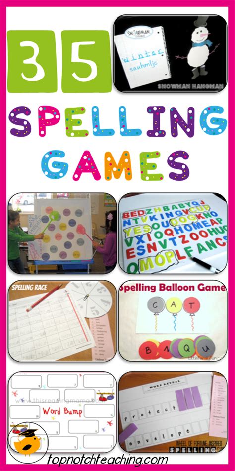 A Fantastic Roundup Of Fun Spelling Games That Will Suit Students Of