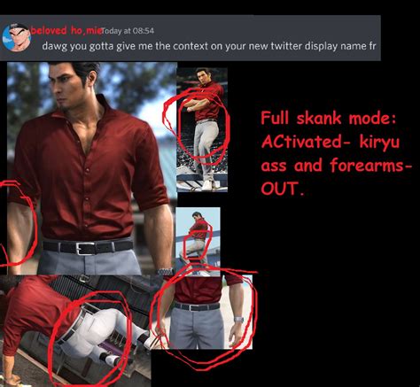 Ass And Forearms Kiryu Full Skank Mode Unlocked On Twitter Self
