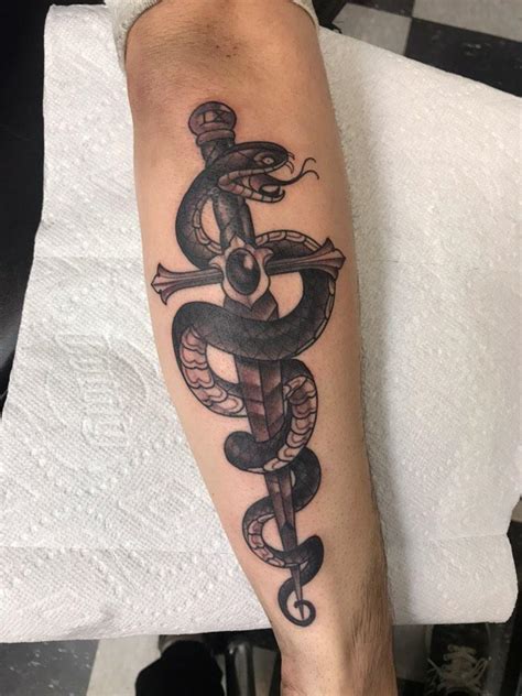 My Snake And Sword By Kevin Belli Times Tattoo New Bedford Ma Rtattoos