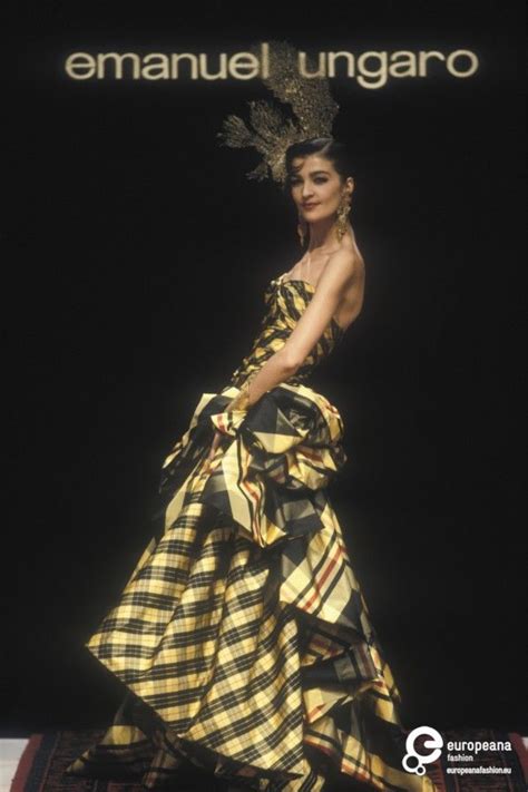 Emanuel Ungaro Autumn Winter 1991 Couture Haute Couture Europeana