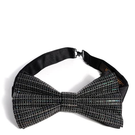 Louis Vuitton Mother Of Pearl Check Bow Tie Fashionphile Louis