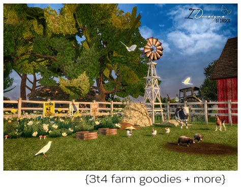 Daer0n 3t4 Conversion Of Sims 3 Farm Objects Dopecherryblossomheart