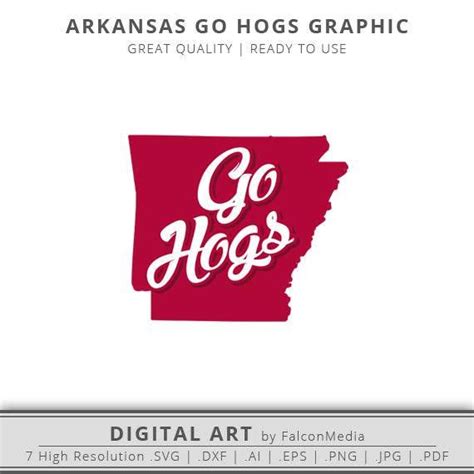 Arkansas SVG - Arkansas Go Hogs - Razorback SVG - Arkansas Razorbacks ...