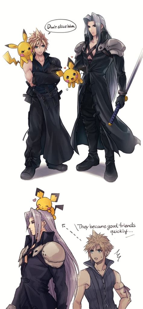 Final Fantasy Sephiroth Final Fantasy Cloud Sephiroth Art Super
