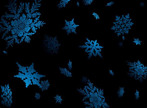 Blue Snowflakes Fondo De Pantalla Hd Fondo De Escritorio 1920x1405