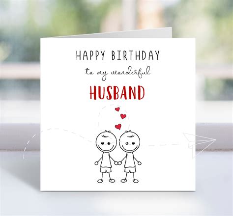 Romantic Husband Birthday Card Romantic Birthday Card For Husband Cute Birthday Card For Husband