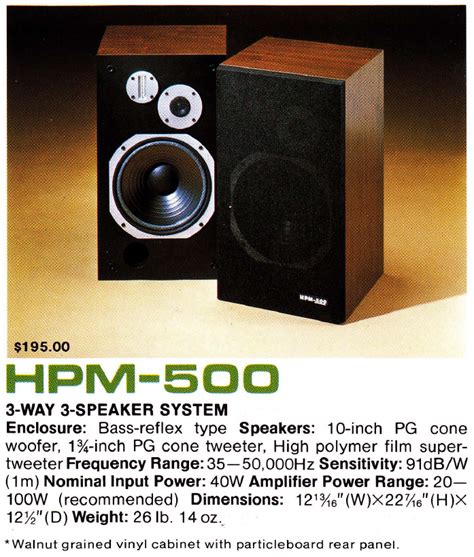 Pioneer Hpm 500 Hifi