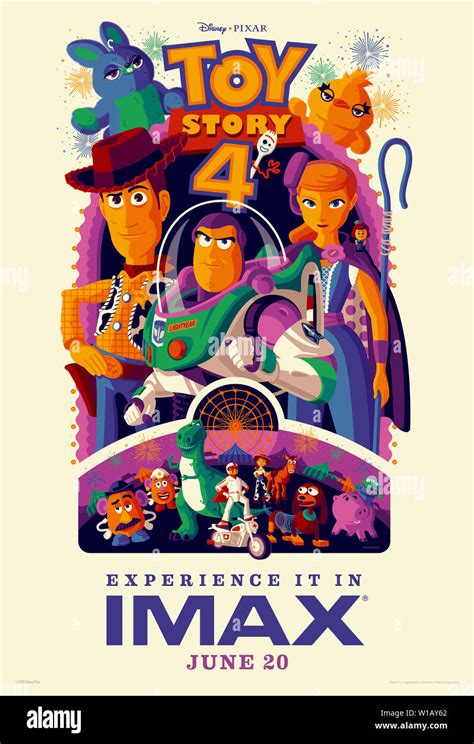 Toy Story 4 Póster De Imax Centro Desde La Izquierda Woody Voz Tom