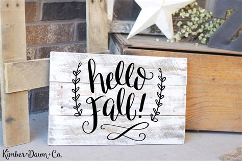 Download Hand Lettered Hello Fall Free SVG Cut File