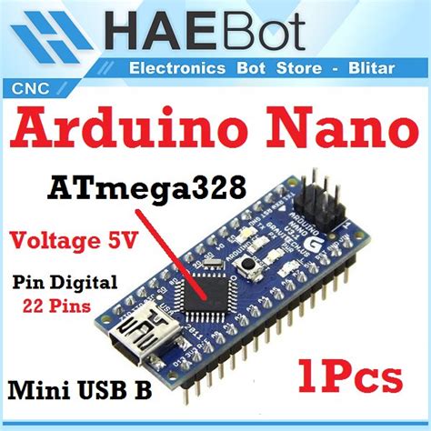 Jual Arduino Nano Ch340g Ch340 Pin Header Mini Usb Atmega328p Atmega328