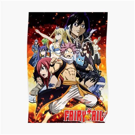 100 Licensed Fairy Tail Posters Fairy Tail 12 Poster Anime Poster