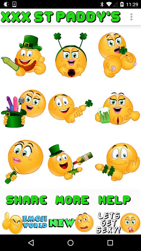 XXX St Patrick S Day By Empires Mobile Adult App Adult Emojis Dirty Emoji Fans If You