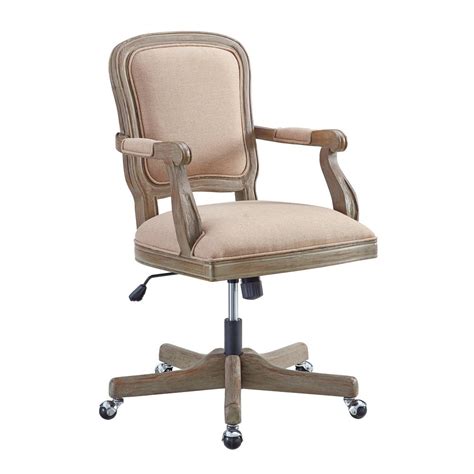 Rustic Brown Linon Home Decor Office Chairs Thd00676 64 1000 
