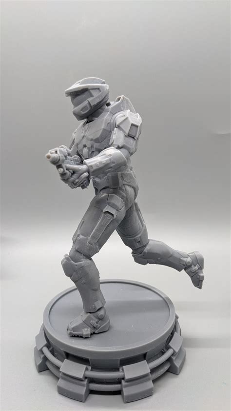 Halo Spartan Statue 3d Printed Figure 3d Resin Print By Etsy Singapore