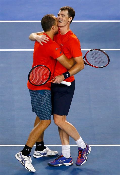 Jamie Murray Bruno Soares V Daniel Nestor Radek Stepanek Australian Open Doubles Final Mirror