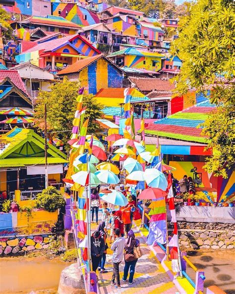 Lets Visit Rainbow Village Kampung Pelangi In Malang East Java
