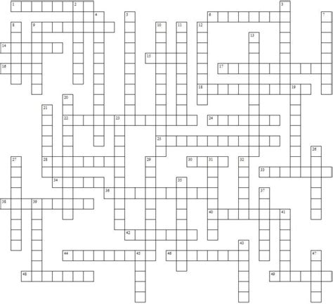 Free Printable United States Crossword Puzzle States And Capitals
