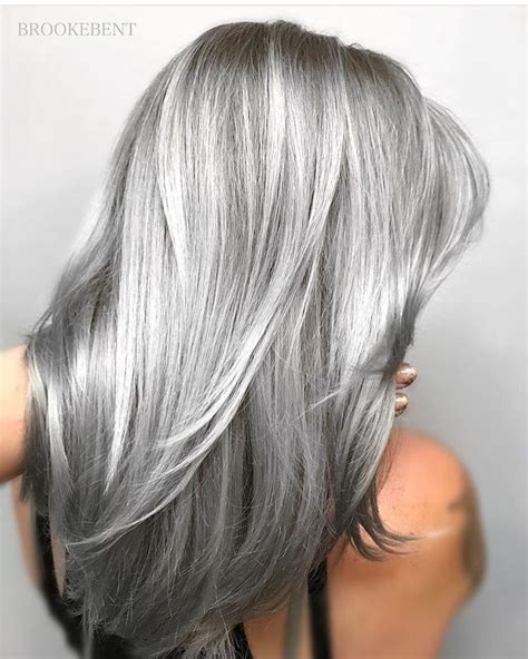 Grey Hair Color Silver Ombre Hair Color Cool Hair Color Gray Color