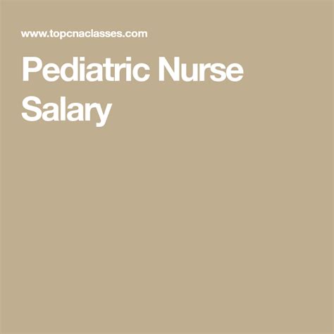 Pediatric Nurse Salary Colorado Trito Salary