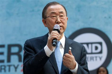 Пан Ги Мун призвал прекратить страдания людей в разных странах от войны