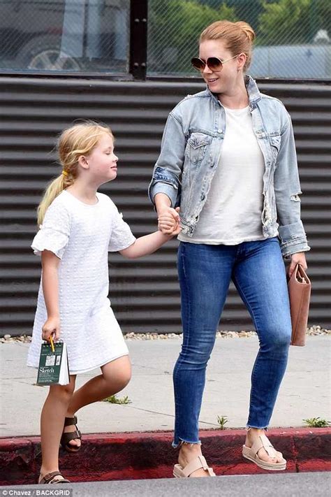 Amy Adams Is A Beaming Beauty As She Walks With Her Daughter Aviana In