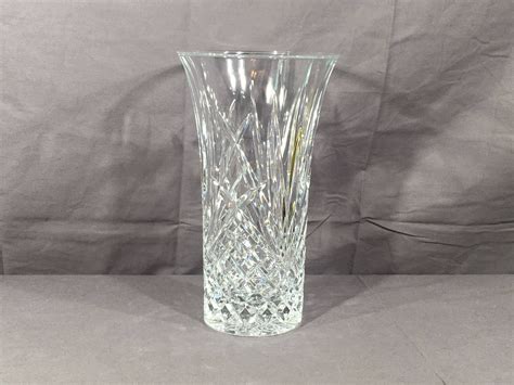 Vintage French Crystal Vase J G Durand Cut Glass Clear Vase Decorative Crystal Vase 11 75