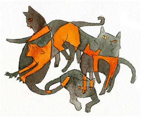 Abstract Cats By Matildarose On Deviantart