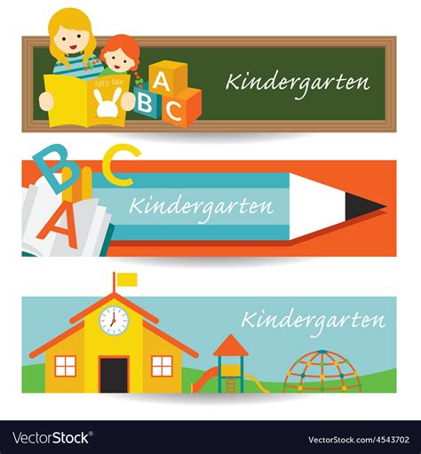 Kindergarten Banner Design Best Banner Design 2018