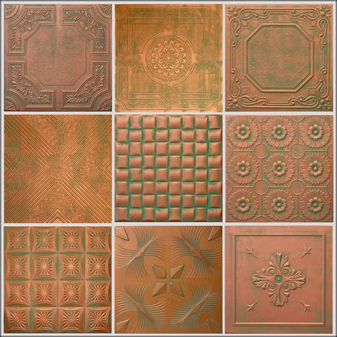 Painting styrofoam ceiling tiles can be a challenging process, and there are many potential pitfalls that can lead to disaster. COPPER PATINA STYROFOAM 20x20 TIN LOOK CEILING TILES ...