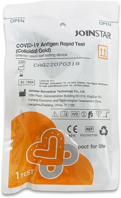 25 Stück Joinstar Covid 19 Antigen Rapid Test Covid 19 Antigen