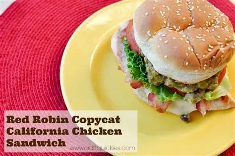 Southwest chicken salad red robin copycat recipe. Red Robin Copycat California Chicken Sandwich Recipe ...