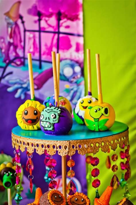 Karas Party Ideas Plants Vs Zombies Themed Birthday Party