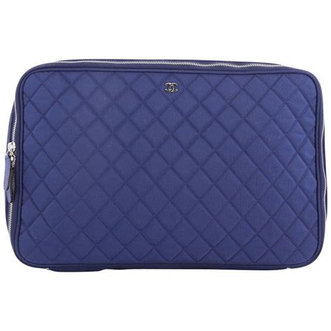 Chanel Laptop Sleeve Quilted Nylon For Sale At 1stdibs