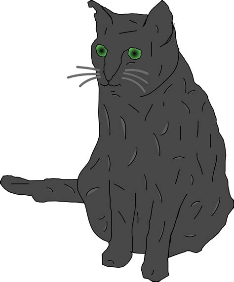 Download Cat Grey Green Eyed Royalty Free Vector Graphic Pixabay