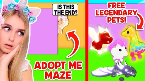 So, follow post below to find best active adopt me codes 2021. COMPLETE This MAZE To Get *FREE* LEGENDARY PETS In Adopt ...