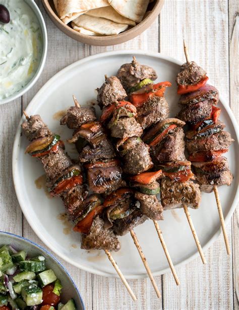 Souvlaki Beef Shish Kebabs Recipe In Summer Grilling Recipes