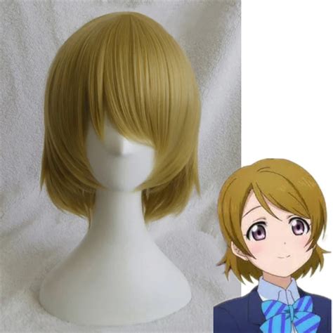 love live lovelive hanayo koizumi synthetic hair cos wigs koizumi hanayo short color cosplay