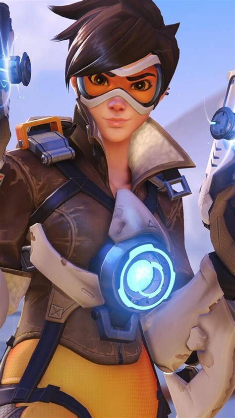 640x1136 Tracer In Overwatch Game Iphone 55c5sse Ipod Touch Hd 4k