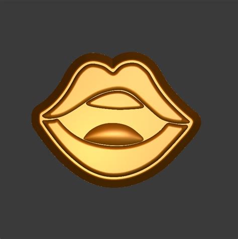 Stl File Lips Stl File・3d Printer Model To Download・cults